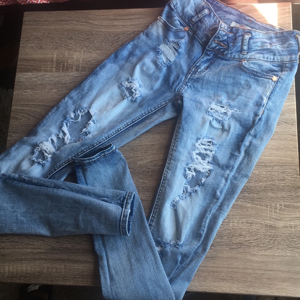 Distressed Jeans
